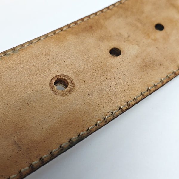Leather Belt Gold
