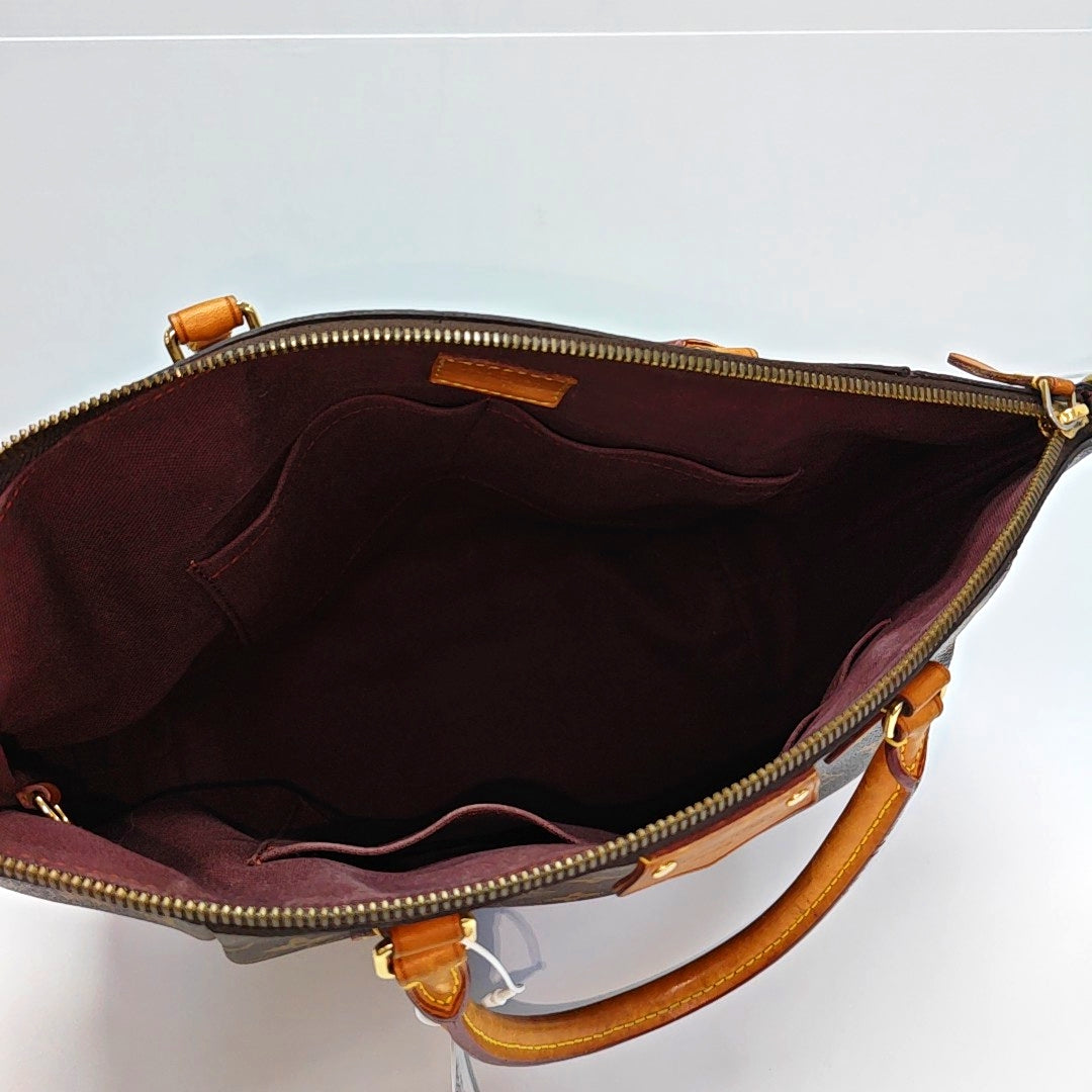 BOETIE PM Monogram Coated Canvas Brown