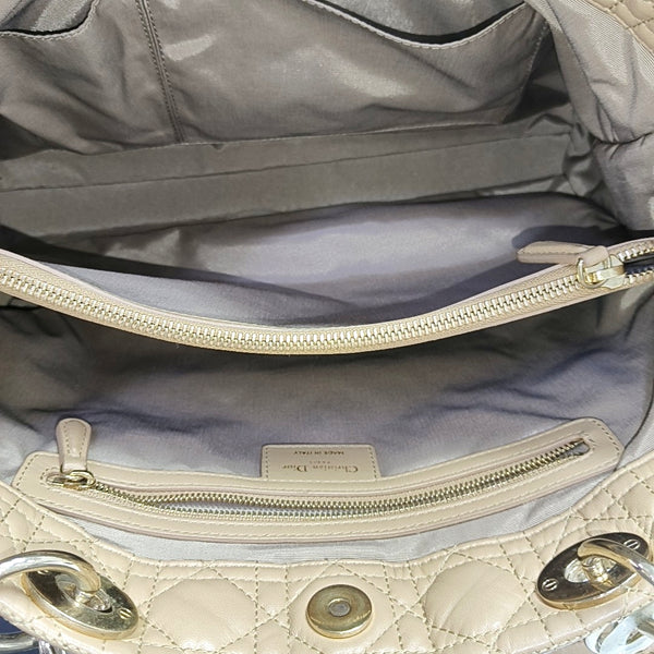 Dior Soft Cannage Calfskin Beige