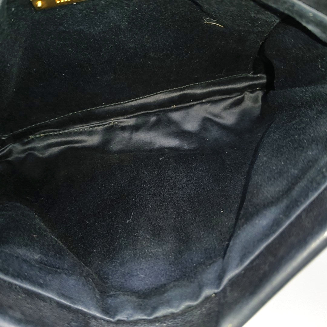 Lambskin Shoulder Bag Black