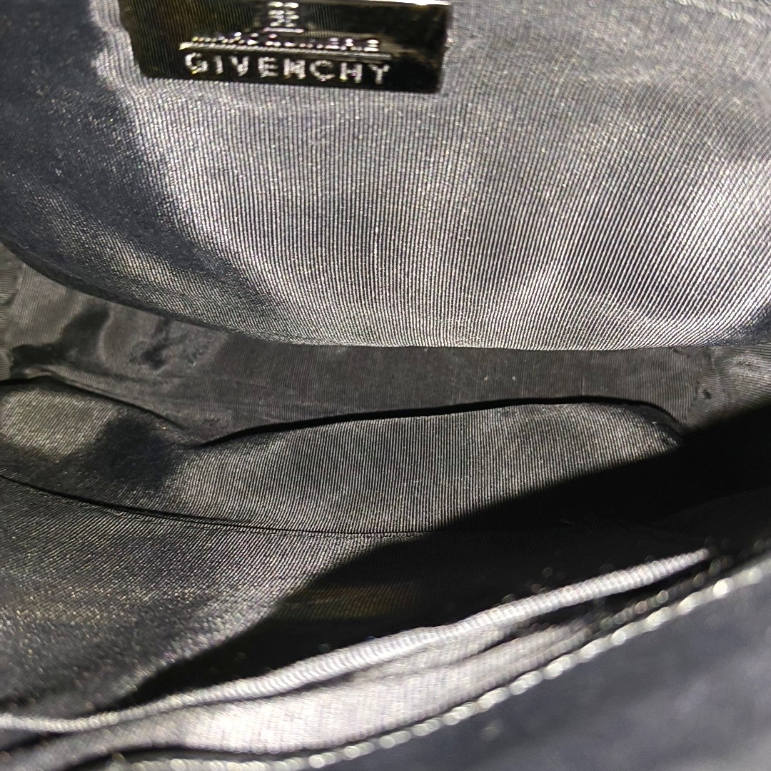 Calfskin Shoulder Bag Black