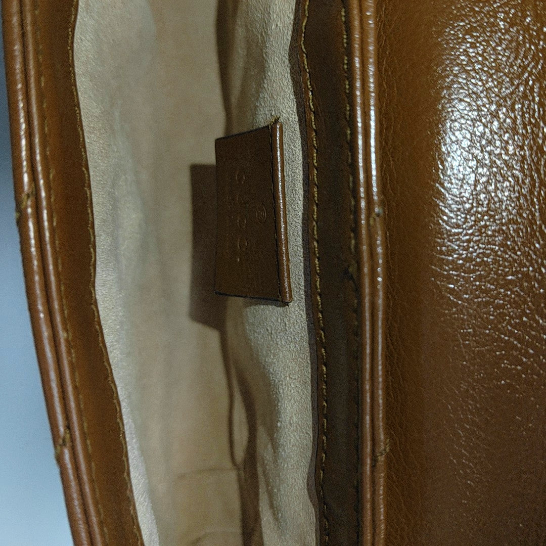 GG Marmont Mini Quilted Calfskin Brown