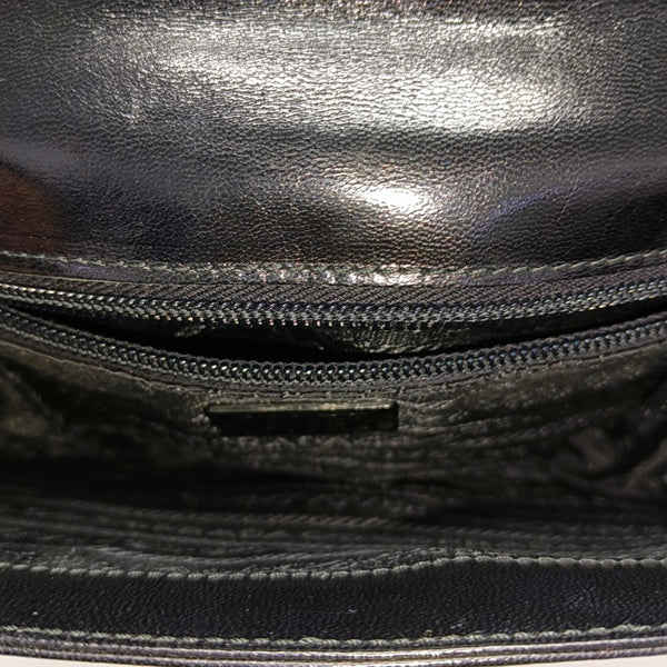 Calfskin Shoulder Bag Black