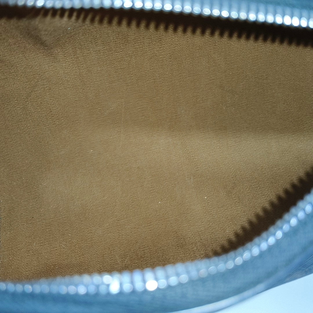Coated Canvas Shoulder Bag Small Black