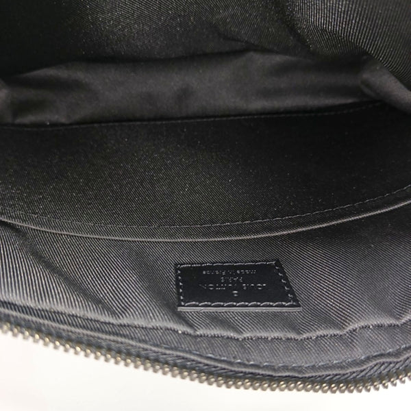 TRIO Monogram Coated Canvas Gray