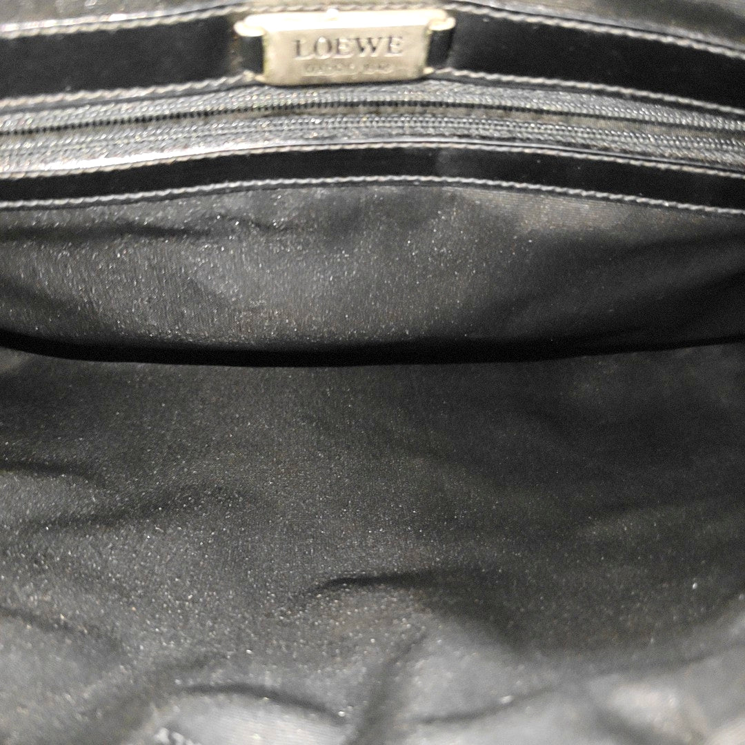 Nylon Top Handle Bag Black