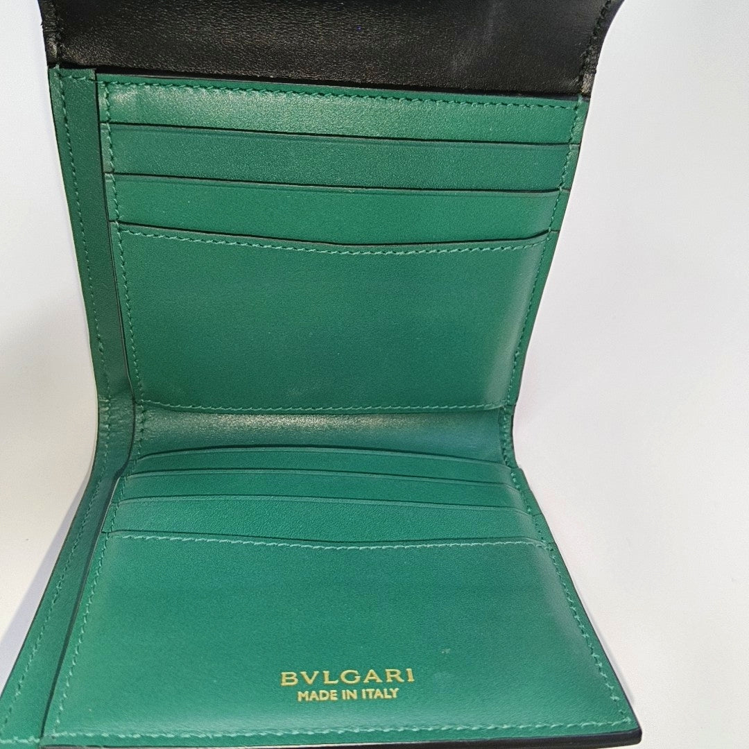 SERPENTI FOREVER Calfskin Black Wallet
