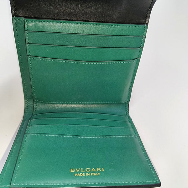 SERPENTI FOREVER Calfskin Black Wallet