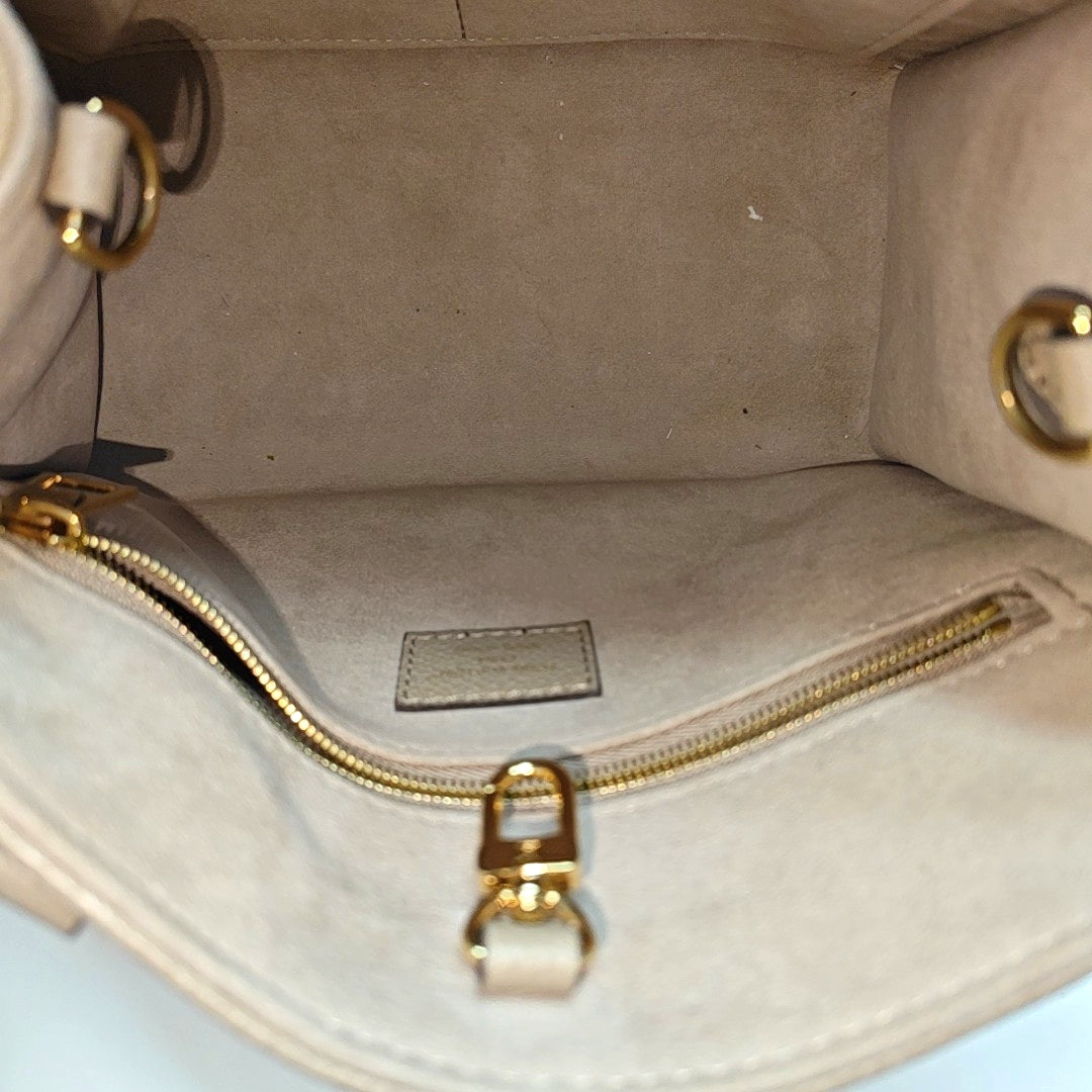 ONTHEGO PM Monogram Calfskin Gray