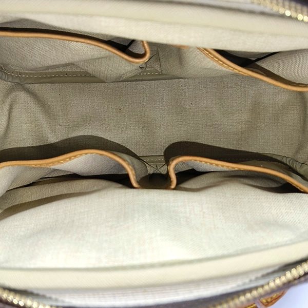 DEAUVILLE Monogram Coated Canvas Brown