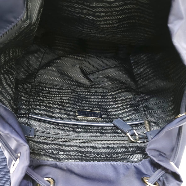 Nylon Backpack Blue
