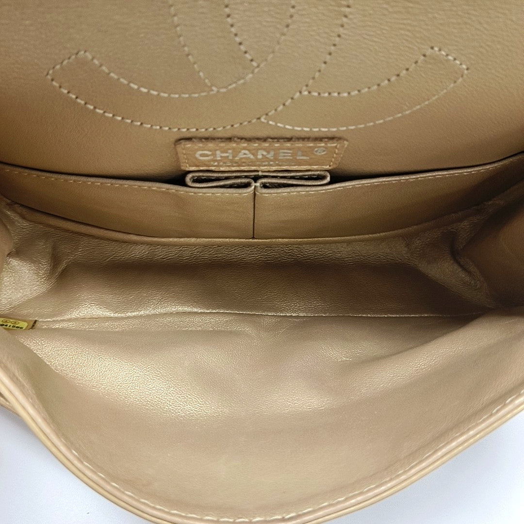 2.55 225 (small) Quilted Calfskin Gold