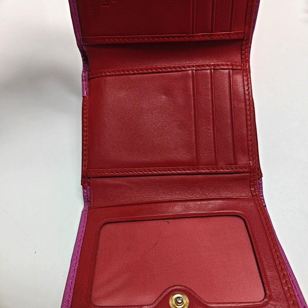 Leather Wallet Pink