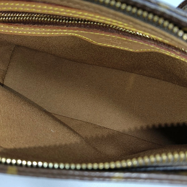 TROTTER Monogram Coated Canvas Brown
