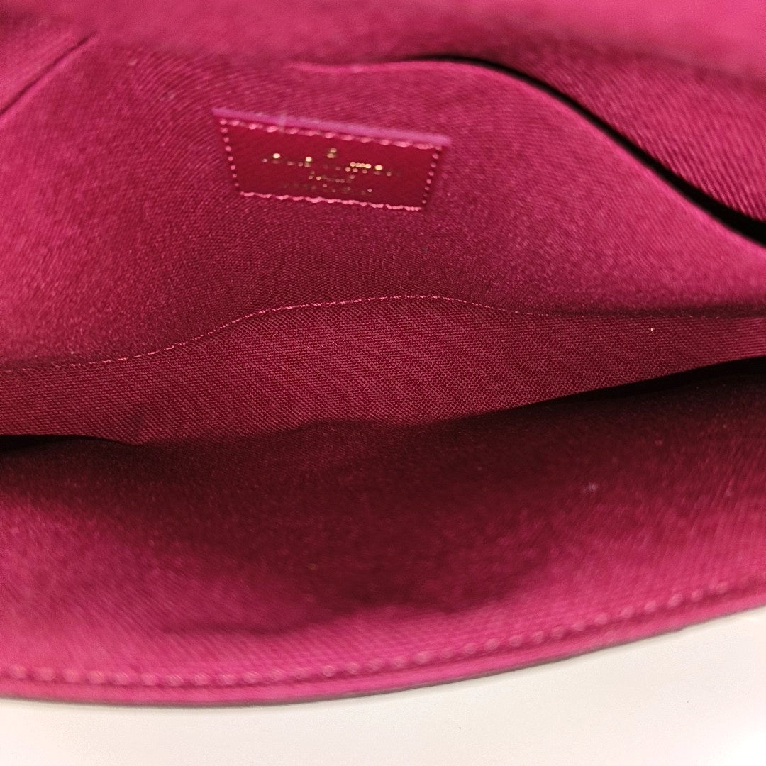 FÉLICIE Monogram Coated Canvas Brown
