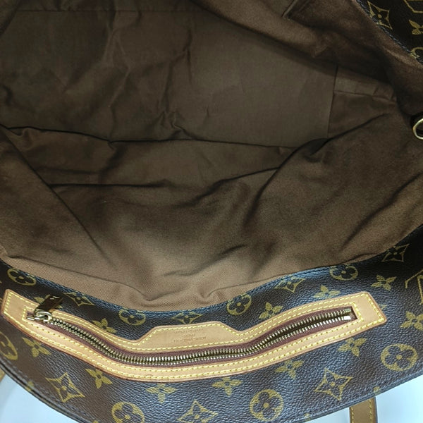 CABAS MEZZO Monogram Coated Canvas Brown
