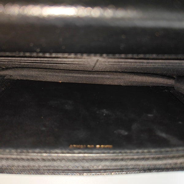Quilted Calfskin Shoulder Bag Black