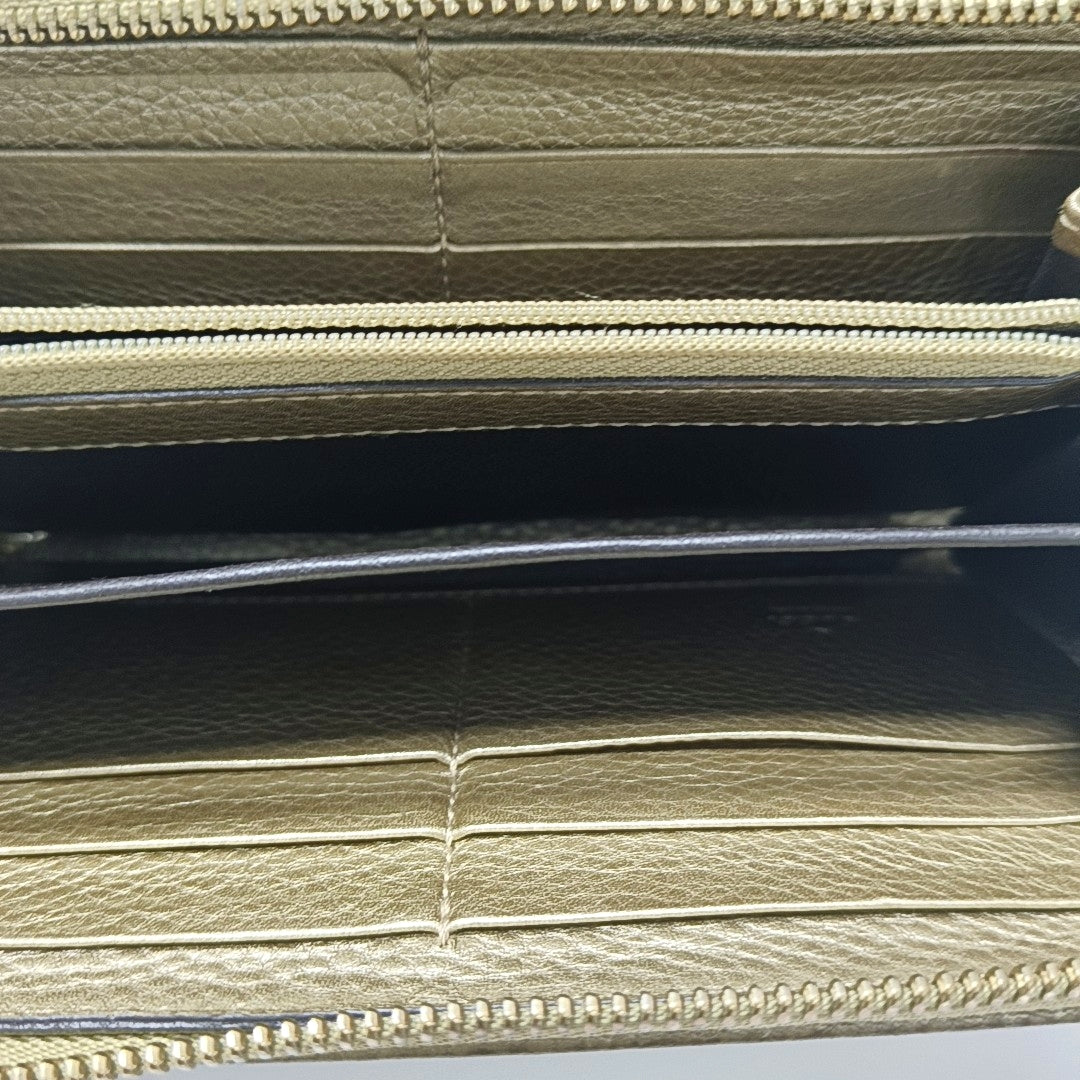 Monogram Canvas Wallet Beige