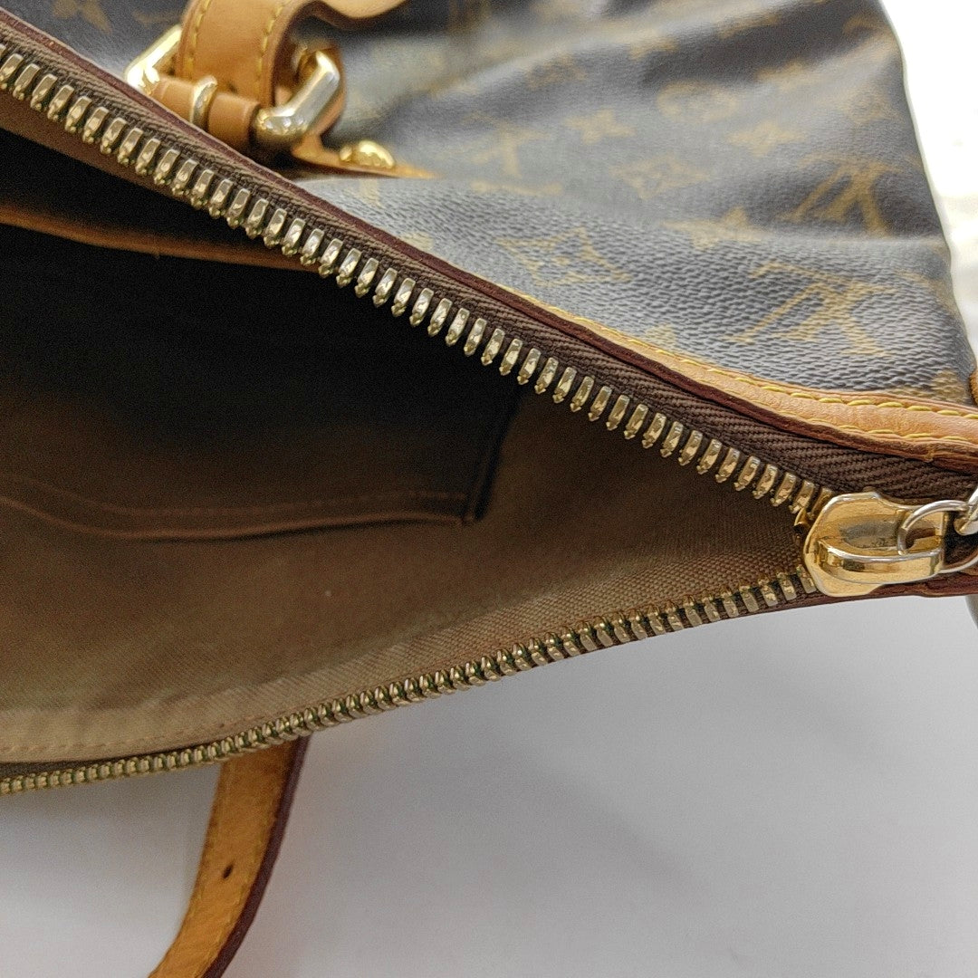 PALERMO GM Monogram Coated Canvas Brown