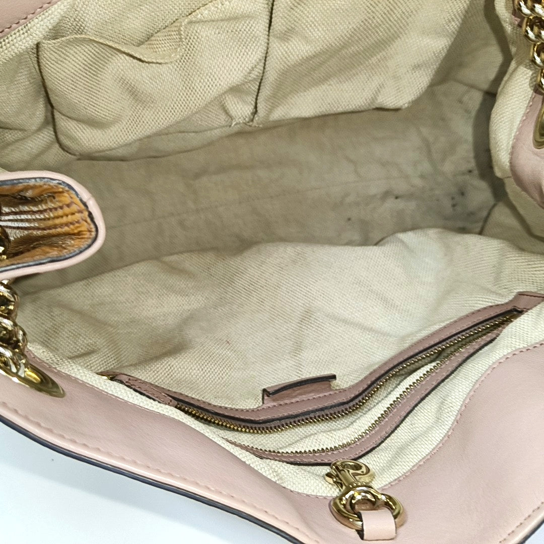 Soho Large Calfskin Beige
