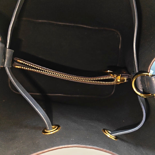 NÉONOÉ MM Monogram Coated Canvas Brown