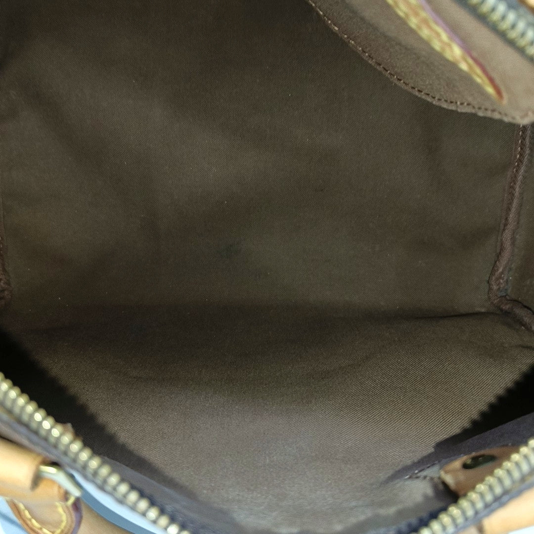 SPEEDY 30 Monogram Coated Canvas Brown