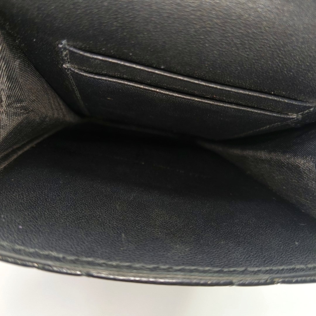 Authenticated pre-owned  Dior Caro Quilted Calfskin Black - Shoulder Bag at Looply