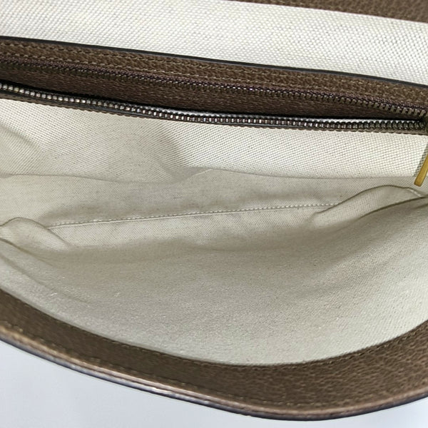 Ophidia Small Monogram Coated Canvas Beige