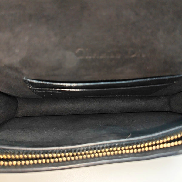 Authenticated pre-owned  Saddle Lambskin Black - Belt Bag at Looply