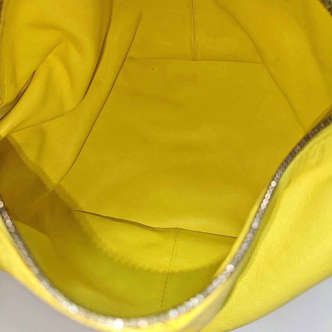 Double Knot Mini Calfskin Yellow