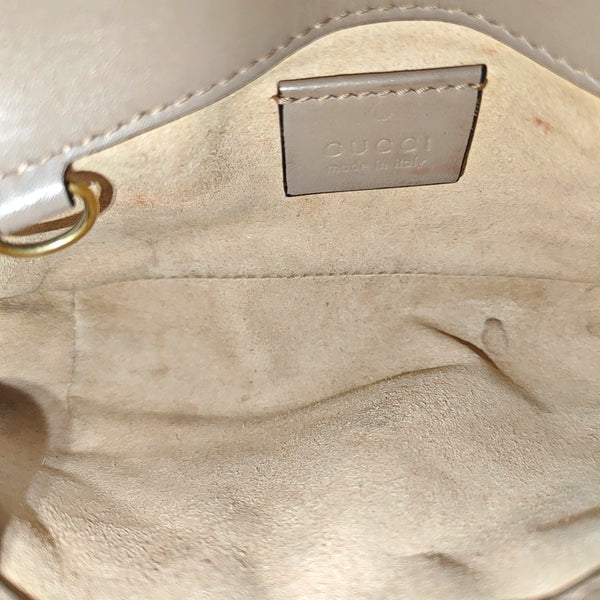 GG Marmont Mini Quilted Calfskin Beige