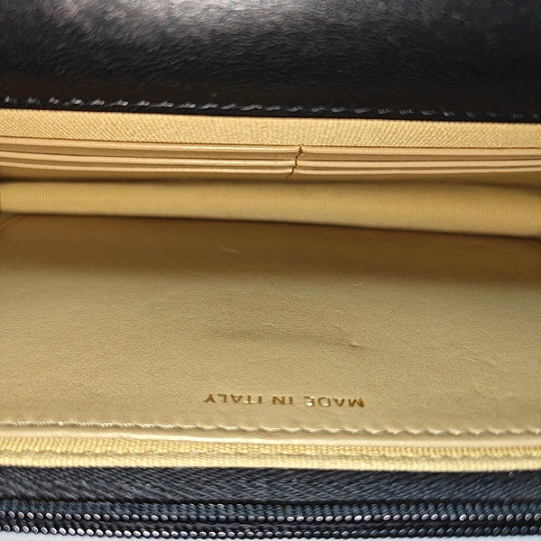 WOC Quilted Lambskin Black