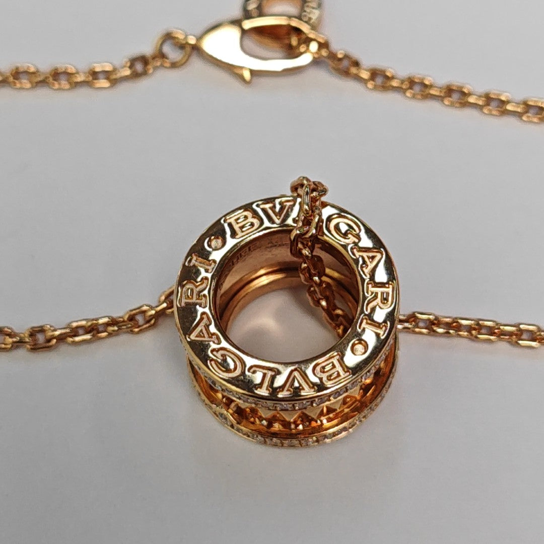 B.ZERO1 18k Rose Gold Necklace
