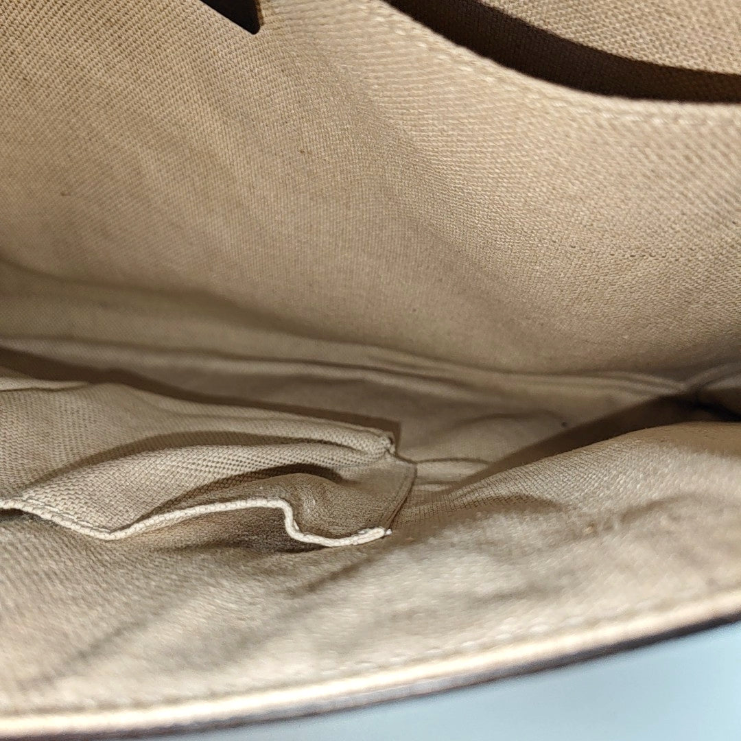 GG Supreme Monogram Coated Canvas Beige