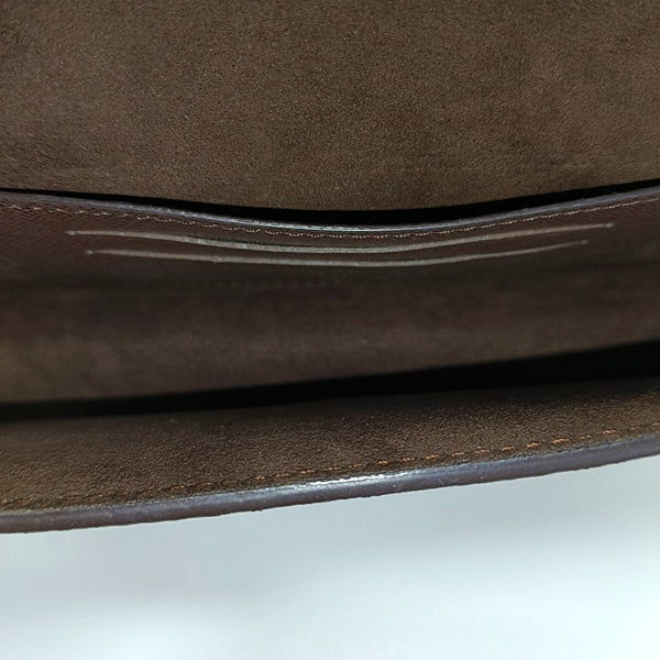 Lily Monogram Coated Canvas Brown