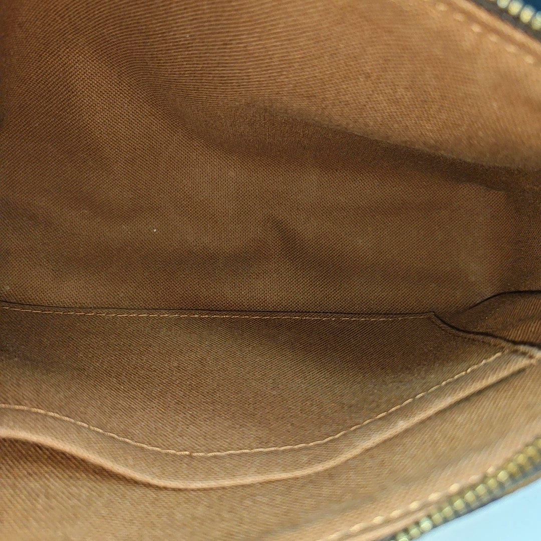 ACCESSOIRES GM Monogram Coated Canvas Brown