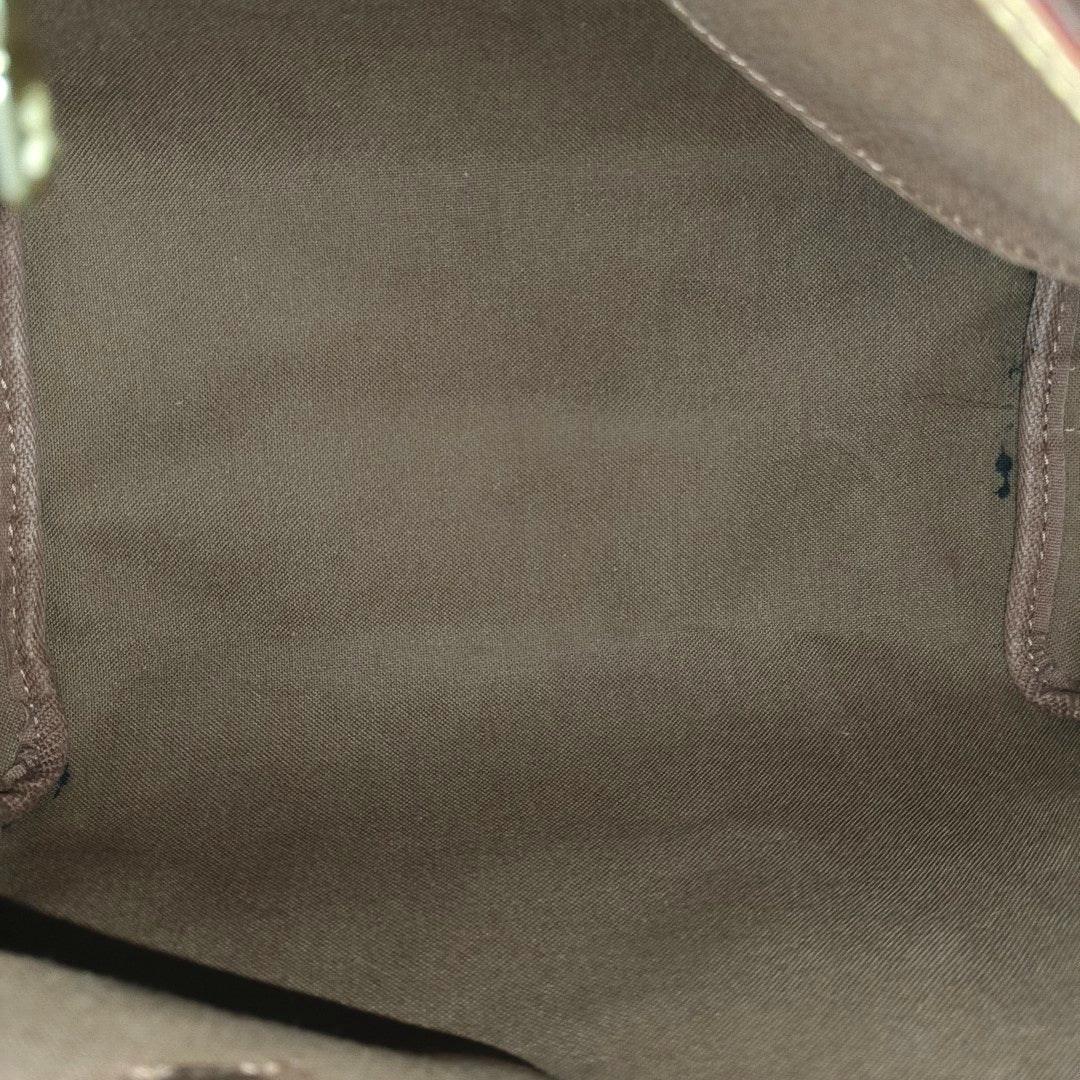 SPEEDY 25 Monogram Coated Canvas Brown