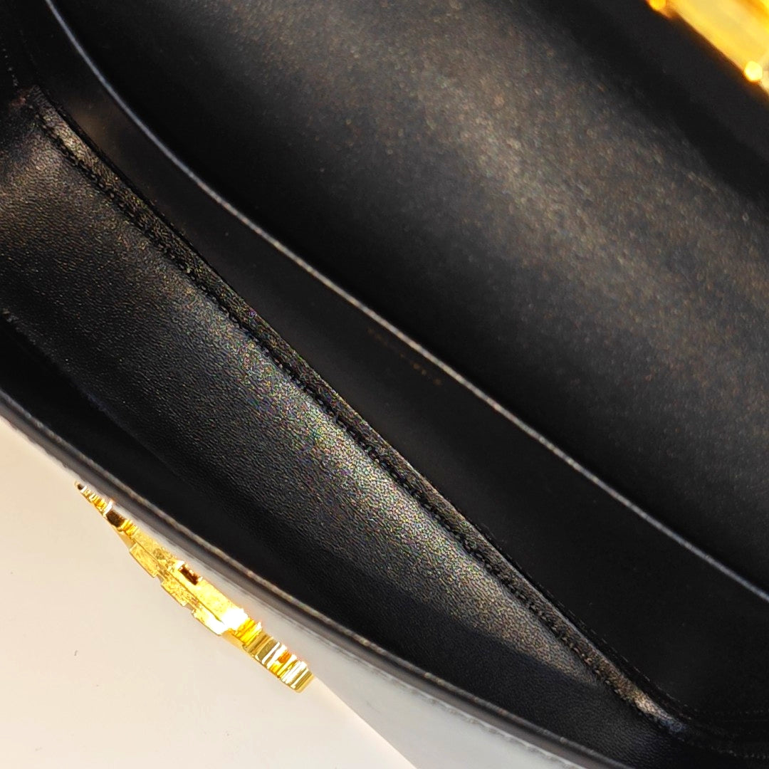 CLAUDE Calfskin Black