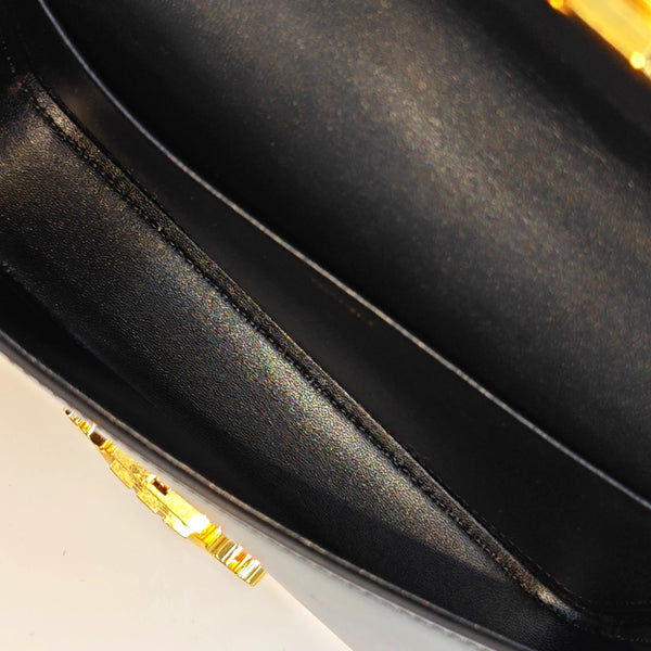 CLAUDE Calfskin Black