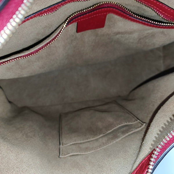 Monogram Coated Canvas Shoulder Bag Beige