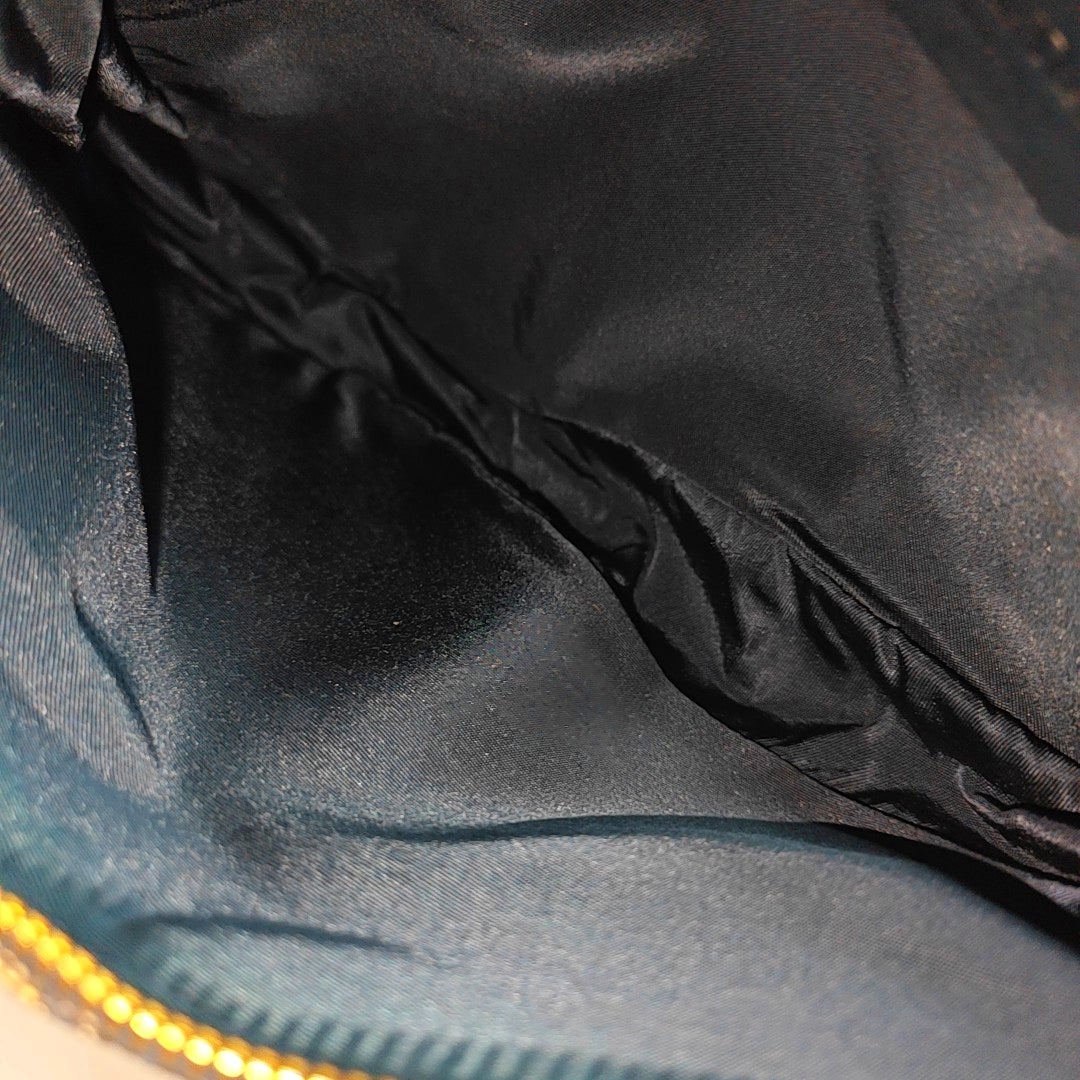 Authenticated pre-owned  Saddle Mini Oblique Fabric Blue - Top Handle Bag at Looply