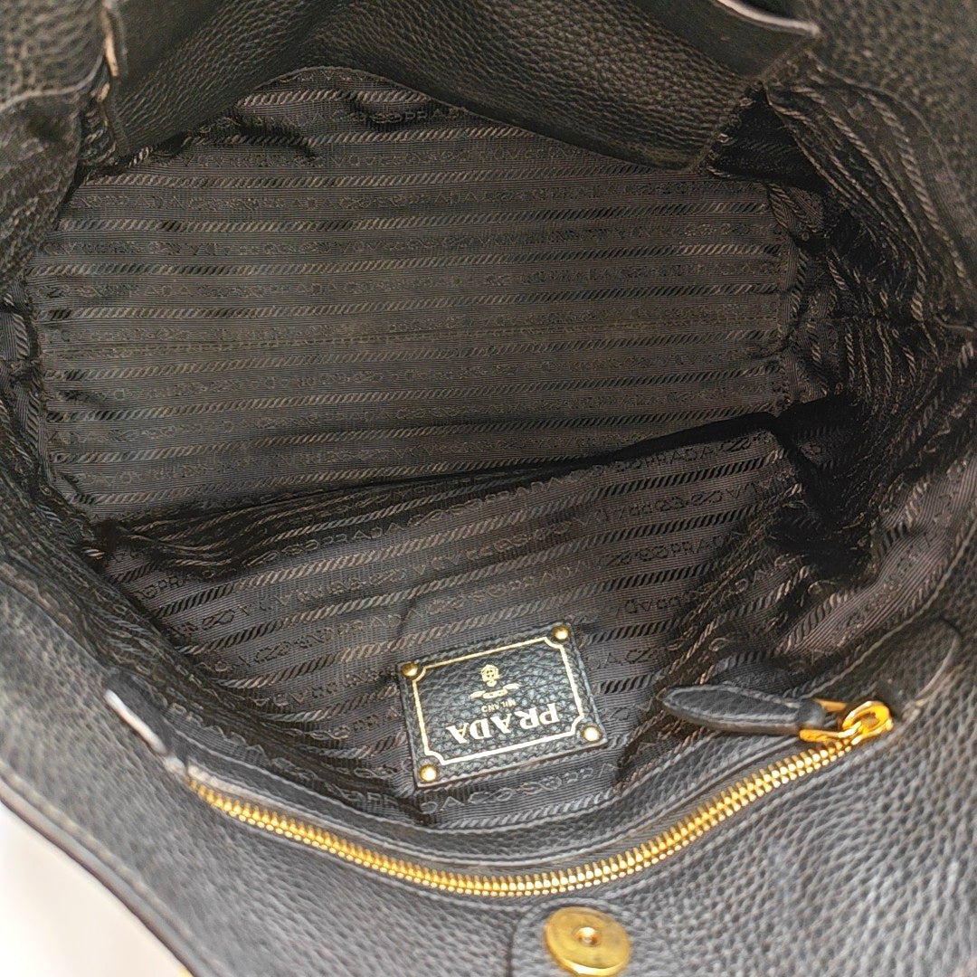 Calfskin Tote Bag Black