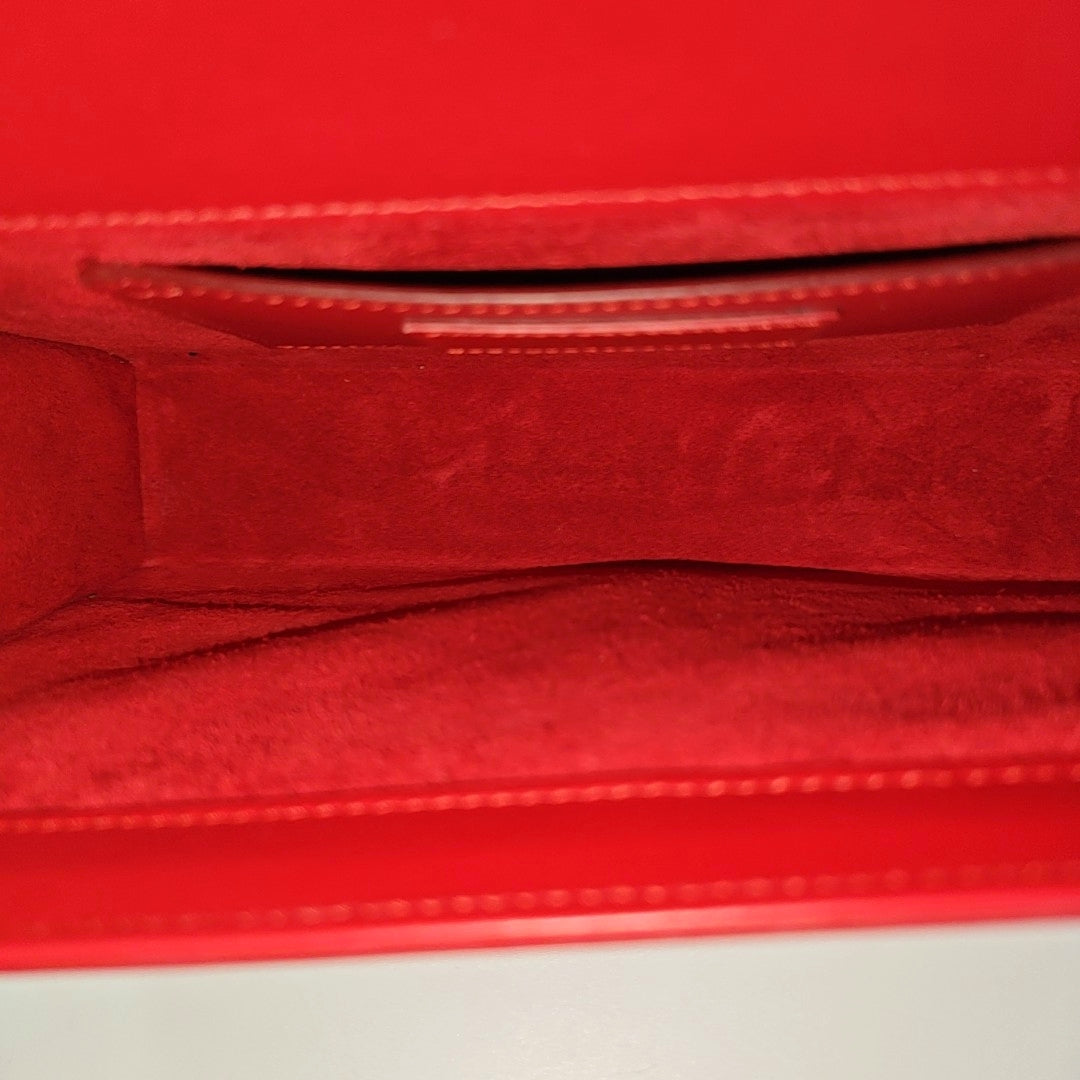 KATE Medium Calfskin Red