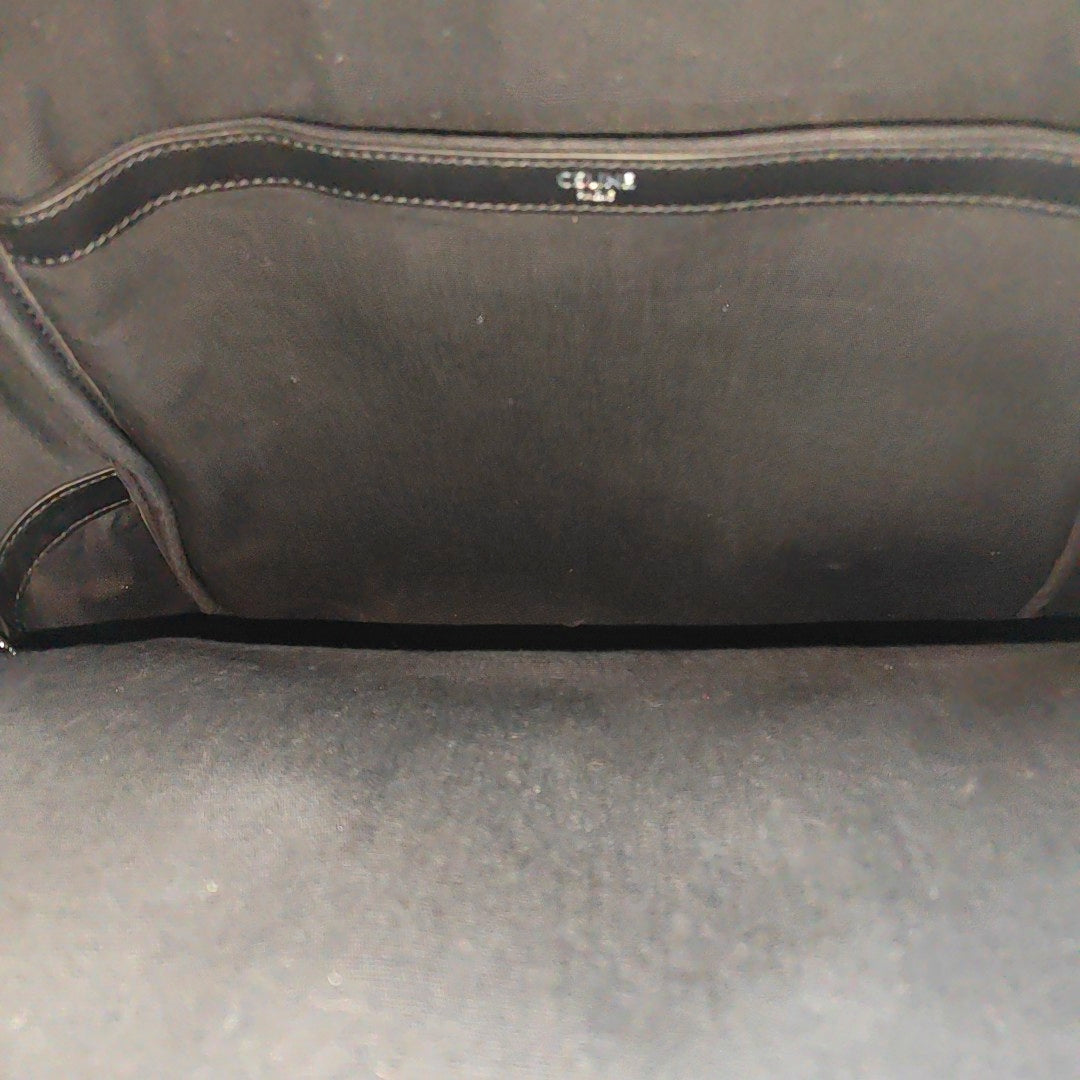 Coated Canvas Backpack Black