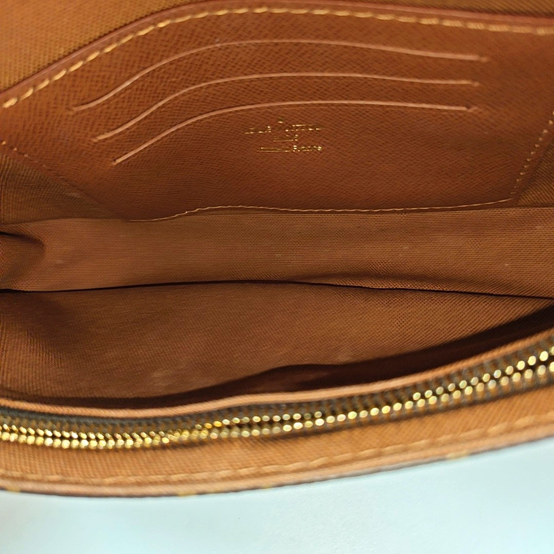 IVY Monogram Coated Canvas Brown