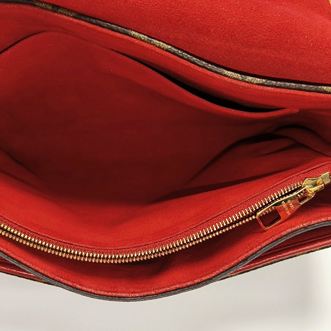 PALLAS BB Monogram Coated Canvas Brown