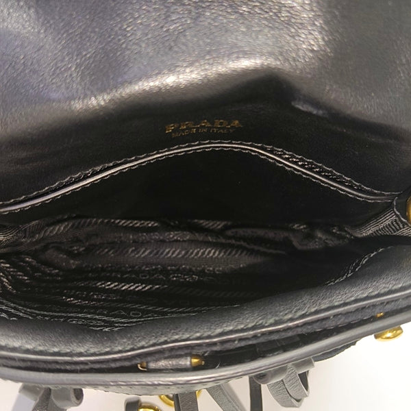 Belt Bag Quilted Velvet Black