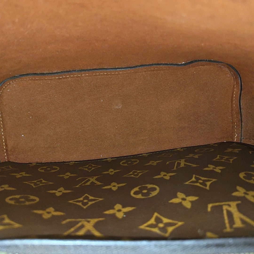 NÉONOÉ MM Monogram Coated Canvas Brown