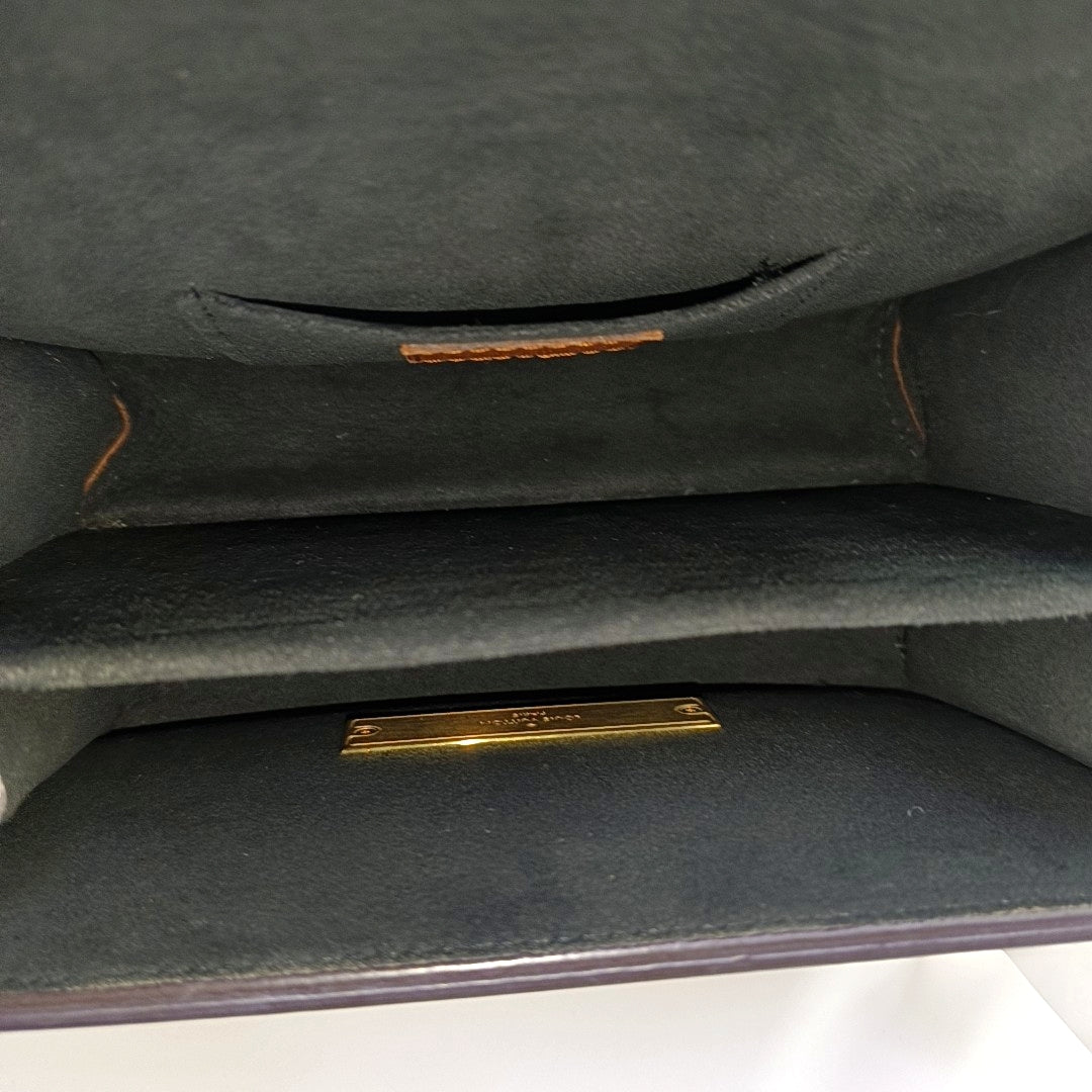 DAUPHINE Mini Monogram Coated Canvas Brown