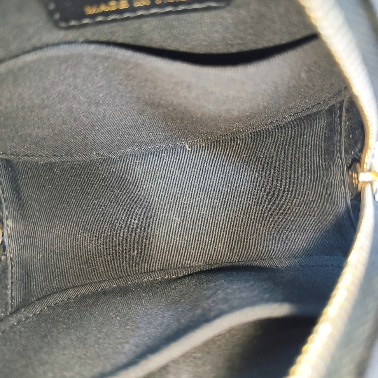 Quilted Grained Calfskin Shoulder Bag Black